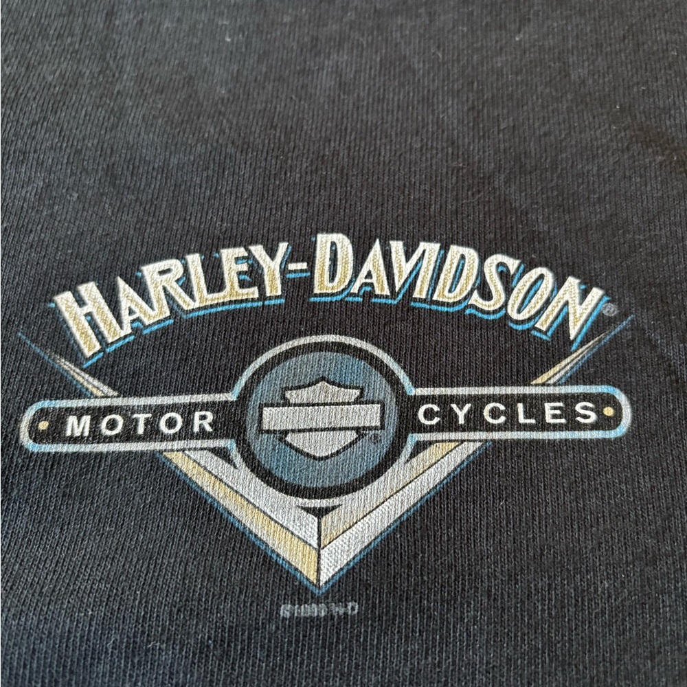 1999 Harley-Davidson Black Button Up T-Shirt